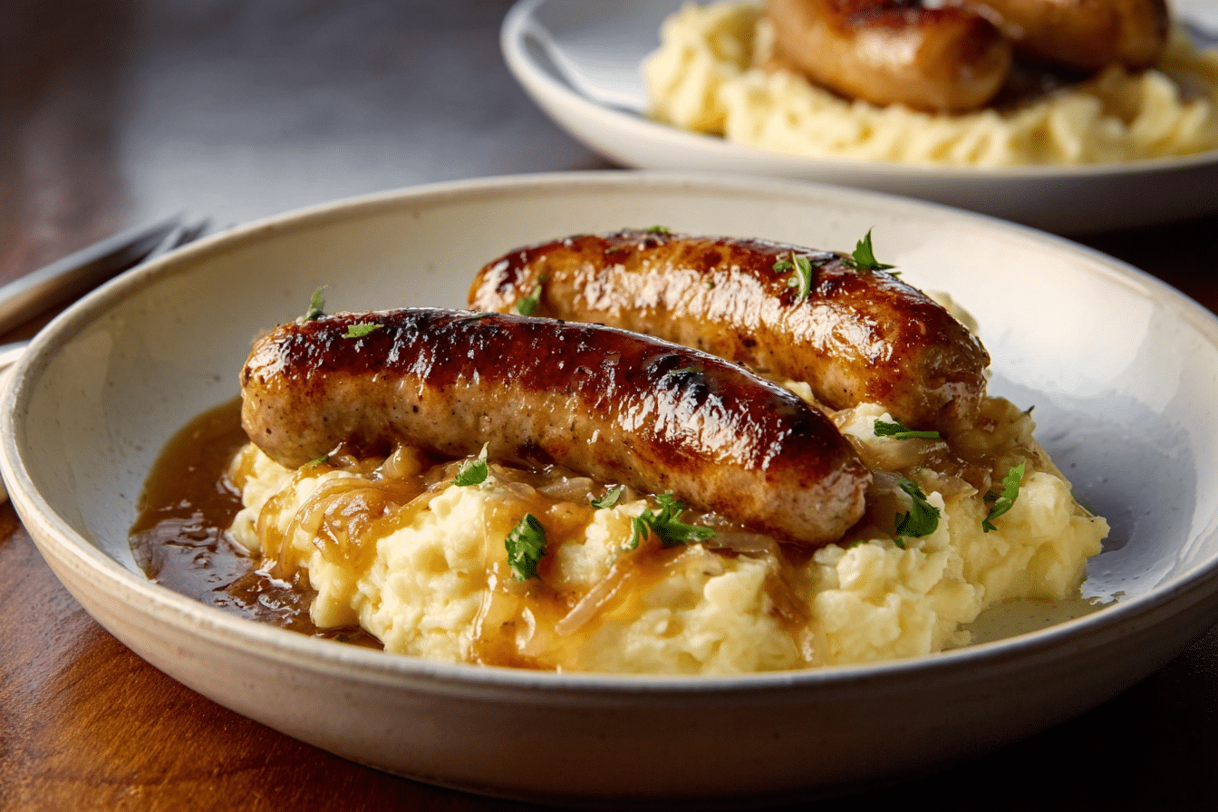 Classic Bangers & Mash: Authentic British Comfort Food Recipe